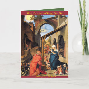 Cartes Pour Fêtes Annuelles Naissance du Christ par Duerer