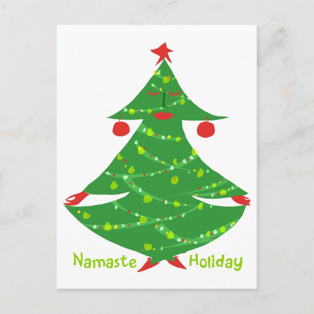 Cartes Pour Fêtes Annuelles Namaste Vacances (Devant)