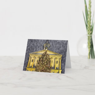 Cartes Pour Fêtes Annuelles Nashville Tennessee Capitol Christmas Tree night