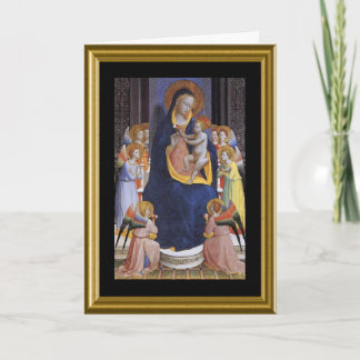 Cartes Pour Fêtes Annuelles Natale de Buon - grêle Mary en italien