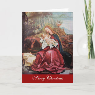 CARTES POUR FÊTES ANNUELLES NATIVITÉ AVEC ANGELS - MAGIE DE NOËL