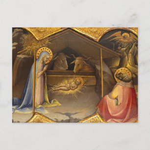 Cartes Pour Fêtes Annuelles Nativité Blessé Vierge Marie Enfant Jésus