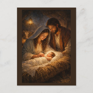 Cartes Pour Fêtes Annuelles Nativité de Jésus-Christ