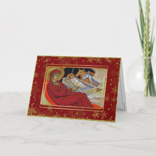 Cartes Pour Fêtes Annuelles Nativité de Noël