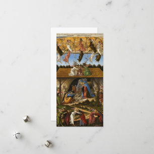 Cartes Pour Fêtes Annuelles Nativité mystique, 1500 par Sandro Botticelli