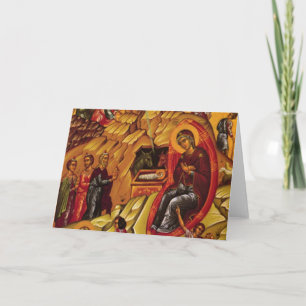 Cartes Pour Fêtes Annuelles Nativité orthodoxe