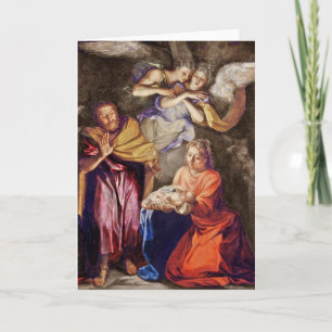 Cartes Pour Fêtes Annuelles Nativité par Noel Coypel