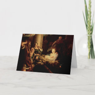 Cartes Pour Fêtes Annuelles Nativity - Holy Night - Correggio