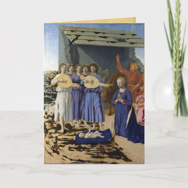 Cartes Pour Fêtes Annuelles NATIVITY Old Irish Christmas Blessing Parchment  (Devant)