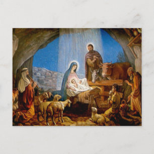Cartes Pour Fêtes Annuelles Nativity Scene Gifts for Christmas