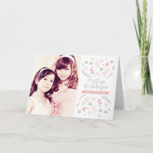 Cartes Pour Fêtes Annuelles Natuur vakantiegroet van Kerstmis