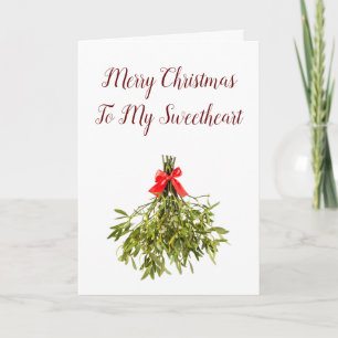 CARTES POUR FÊTES ANNUELLES **NAUGHTSWEETHEART** AMOUR À NOËL