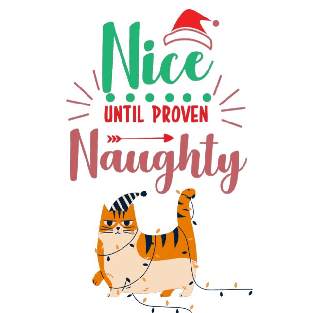 Cartes Pour Fêtes Annuelles Naughty ou Nice (Créateur téléchargé)