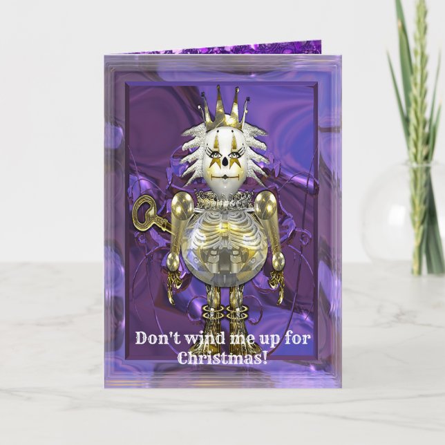Cartes Pour Fêtes Annuelles Ne me reviens pas pour Noël (Devant)