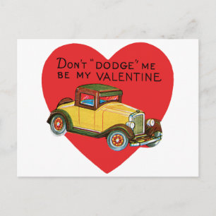 Cartes Pour Fêtes Annuelles Ne m'évitez pas, sois ma Saint-Valentin ! Retro Va