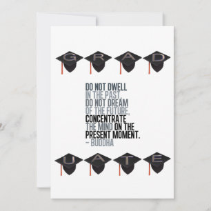 Cartes Pour Fêtes Annuelles Ne pas habiter dans le passé citation par Bouddha 