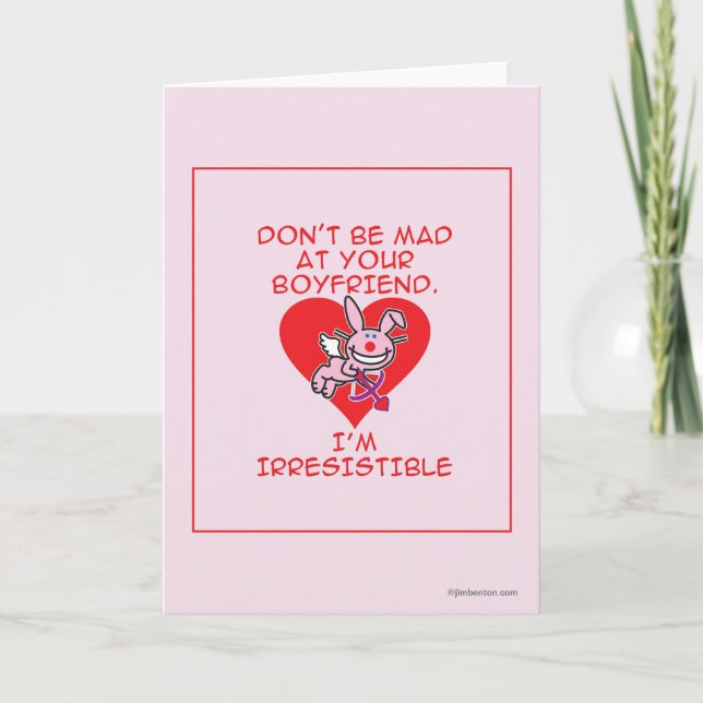 Cartes Pour Fêtes Annuelles Ne sois pas fou (Devant)