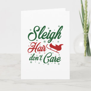 Cartes Pour Fêtes Annuelles Ne vous souciez pas des cheveux cousus