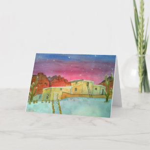 Cartes Pour Fêtes Annuelles Neige à Sedona