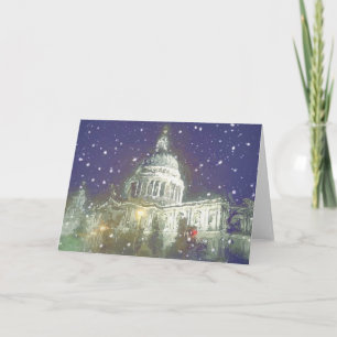 Cartes Pour Fêtes Annuelles Neige à St Pauls