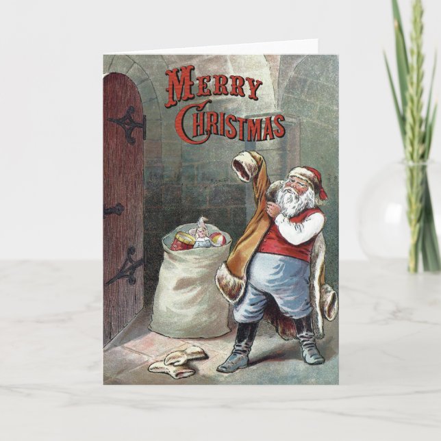 Cartes Pour Fêtes Annuelles Neige de William Roger - la nuit avant Noël (Devant)