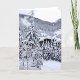 Cartes Pour Fêtes Annuelles Neigé dedans