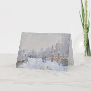 Cartes Pour Fêtes Annuelles Neige d'hiver à Argeteuil