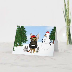 Cartes Pour Fêtes Annuelles Neige d'hiver du Malawi