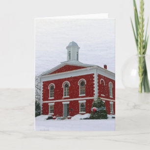 Cartes Pour Fêtes Annuelles Neige du palais de justice