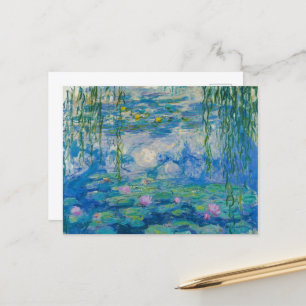 Cartes Pour Fêtes Annuelles Nénuphars par Claude Monet