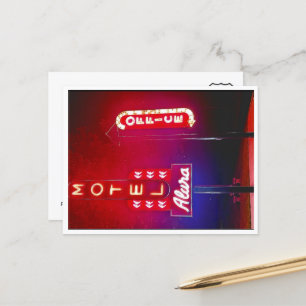 Cartes Pour Fêtes Annuelles Neon Park Rt 66 Motel