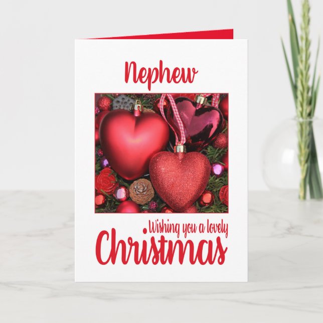 Cartes Pour Fêtes Annuelles Nephew Lovely Christmas card (Devant)