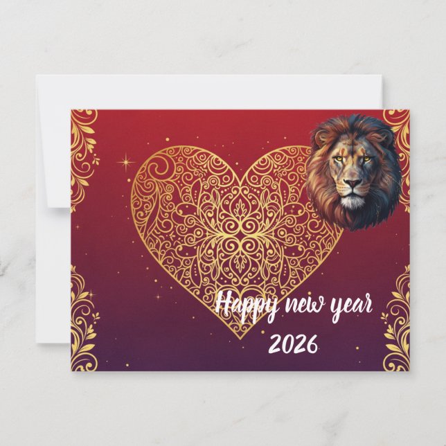 Cartes Pour Fêtes Annuelles New year card  (Devant)