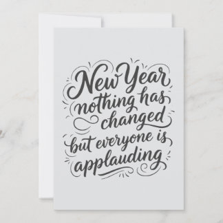 Cartes Pour Fêtes Annuelles New Year Eve funny quote