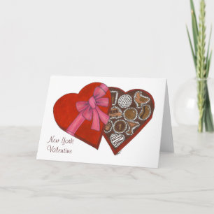 Cartes Pour Fêtes Annuelles New York City Valentine Chocolat Box Candy NYC