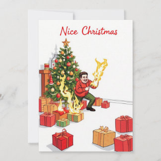 Cartes Pour Fêtes Annuelles Nice Christmas Card - Fun Fun
