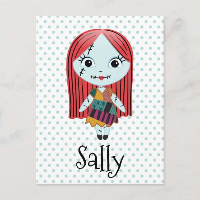 Cartes Pour Fêtes Annuelles Nightmare Before Christmas | Sally Emoji (Devant)
