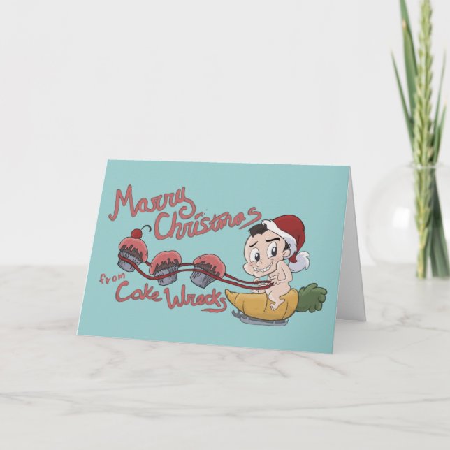 Cartes Pour Fêtes Annuelles Nocturne (Devant)