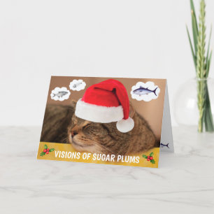 Cartes Pour Fêtes Annuelles Nocturne Cute Et Poisson Noël
