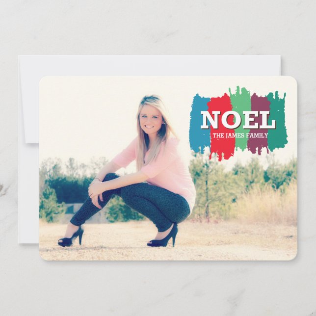 Cartes Pour Fêtes Annuelles noël (Devant)
