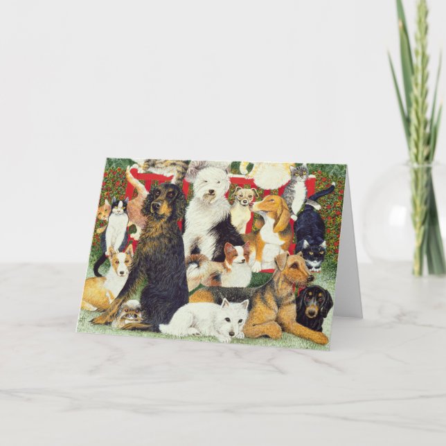 Cartes Pour Fêtes Annuelles Noël (Devant)