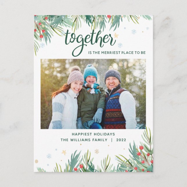 Cartes Pour Fêtes Annuelles Noël (Devant)