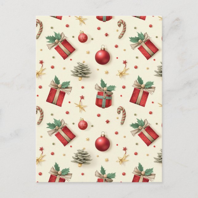 Cartes Pour Fêtes Annuelles Noël (Devant)