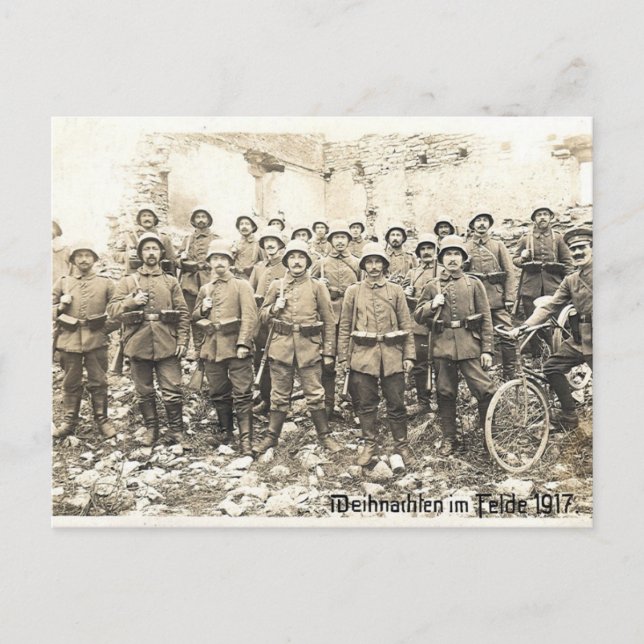 Cartes Pour Fêtes Annuelles Noël 1917 (Devant)