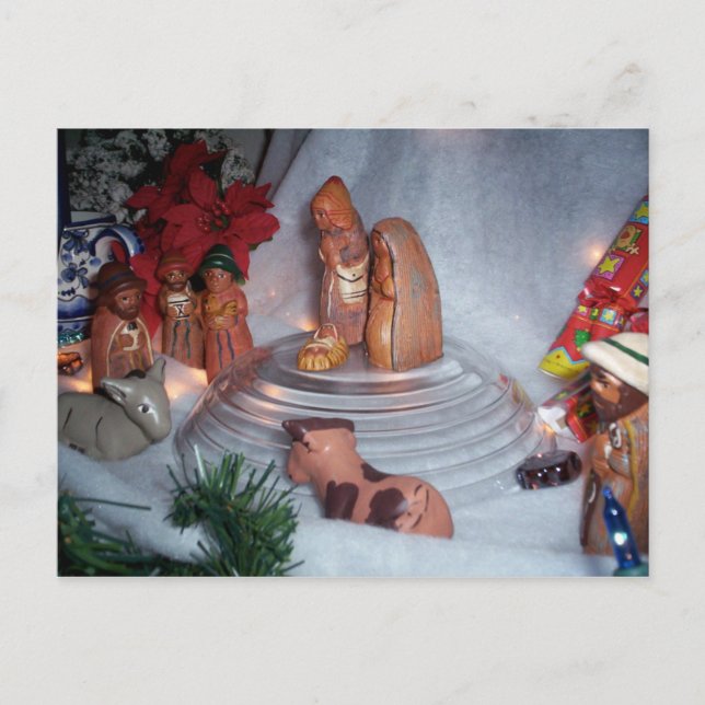 Cartes Pour Fêtes Annuelles Noël 1 de nativité (Devant)