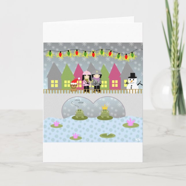 Cartes Pour Fêtes Annuelles Noël 2 (Devant)