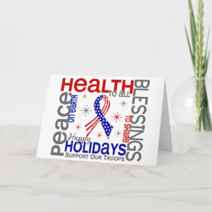 Cartes Pour Fêtes Annuelles Noël 4 Appuyer nos troupes