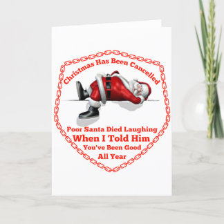 Cartes Pour Fêtes Annuelles Noël a été annulé
