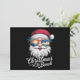 Cartes Pour Fêtes Annuelles Noël à la plage Vacances d'été hawaïennes à Noël