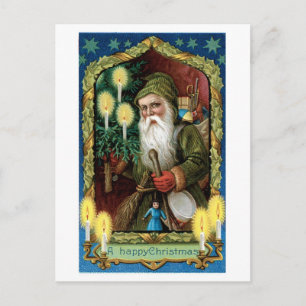 Cartes Pour Fêtes Annuelles Noël à l'ancienne, Père Noël